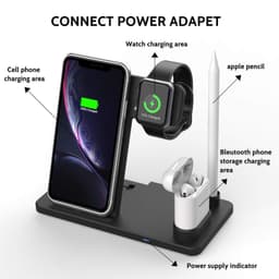image-4-in-1 Wireless Charger W30 9V Multi-Device Charging Station