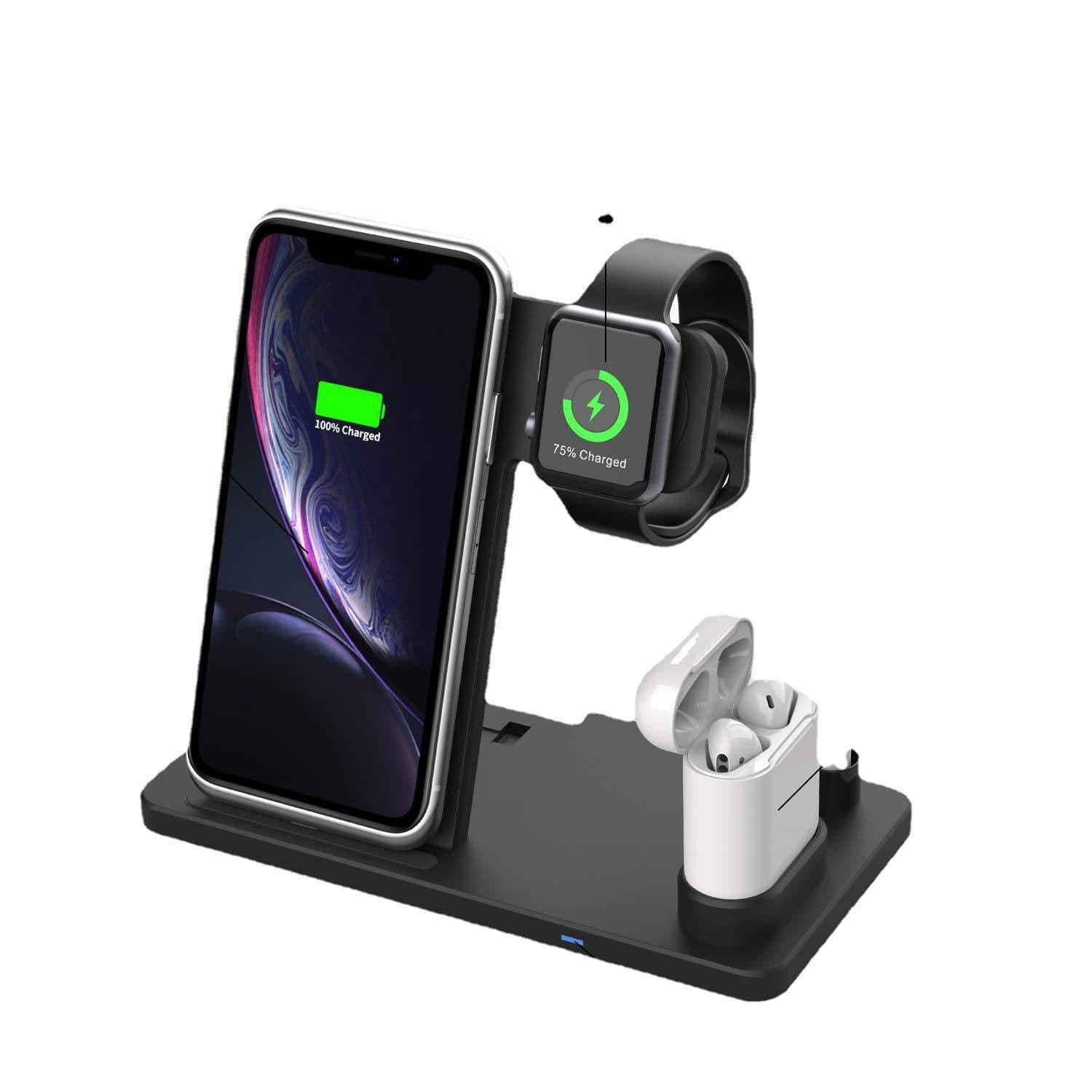 image-4-in-1 Wireless Charger W30 9V Multi-Device Charging Station