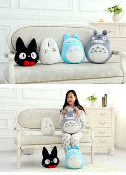 image-Cartoon Animal Plush Cushion Pillow with PP Cotton Fill