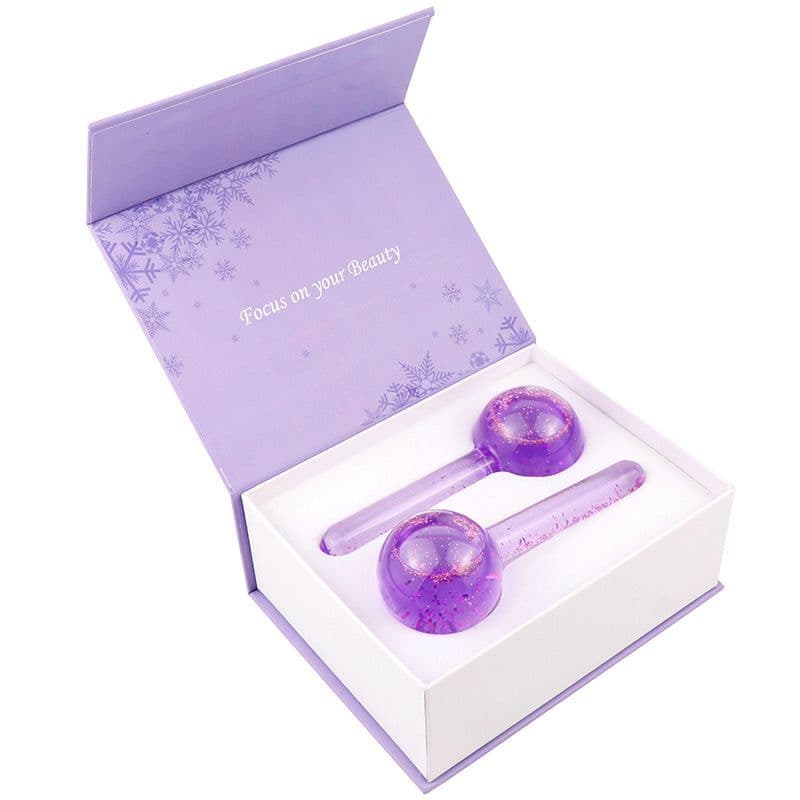 image-Amazon Beauty Ice Wave Crystal Ball Face Massage Roller Glass