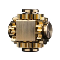 image-Metal Chain Gear Fidget Spinner Toy Sprocket Flywheel EDC
