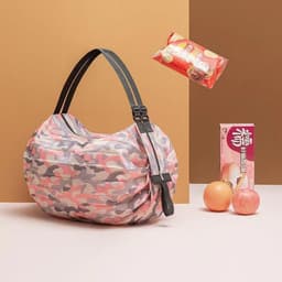image-Foldable Polyester Shopping Bag Large Capacity Portable Tote Bag