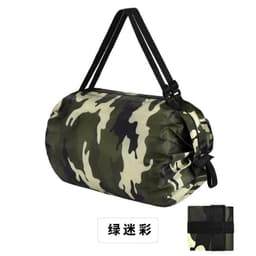 image-Foldable Polyester Shopping Bag Large Capacity Portable Tote Bag
