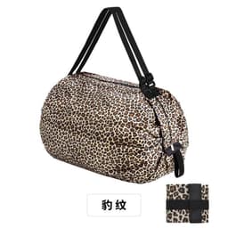 image-Foldable Polyester Shopping Bag Large Capacity Portable Tote Bag