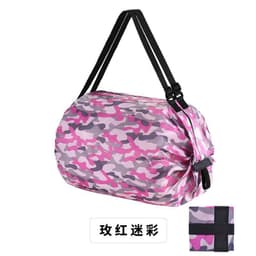 image-Foldable Polyester Shopping Bag Large Capacity Portable Tote Bag