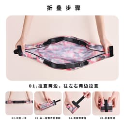 image-Foldable Polyester Shopping Bag Large Capacity Portable Tote Bag