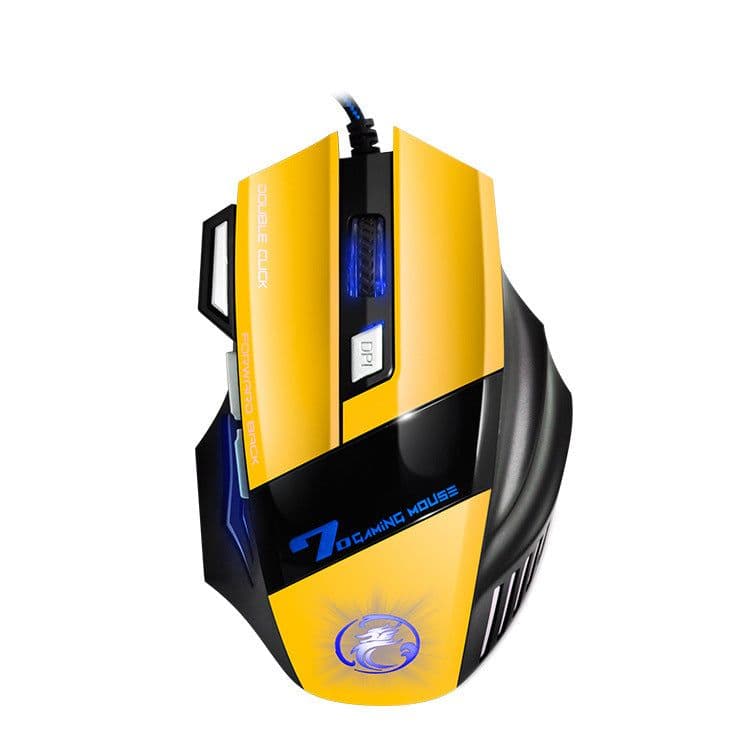image-IMICE X7 Wired Gaming Mouse 7 Keys RGB Lighting 3200 DPI