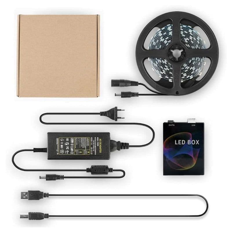 image-5050 RGB LED Light Strip USB 5V TV Background Lighting 1-5M Remote