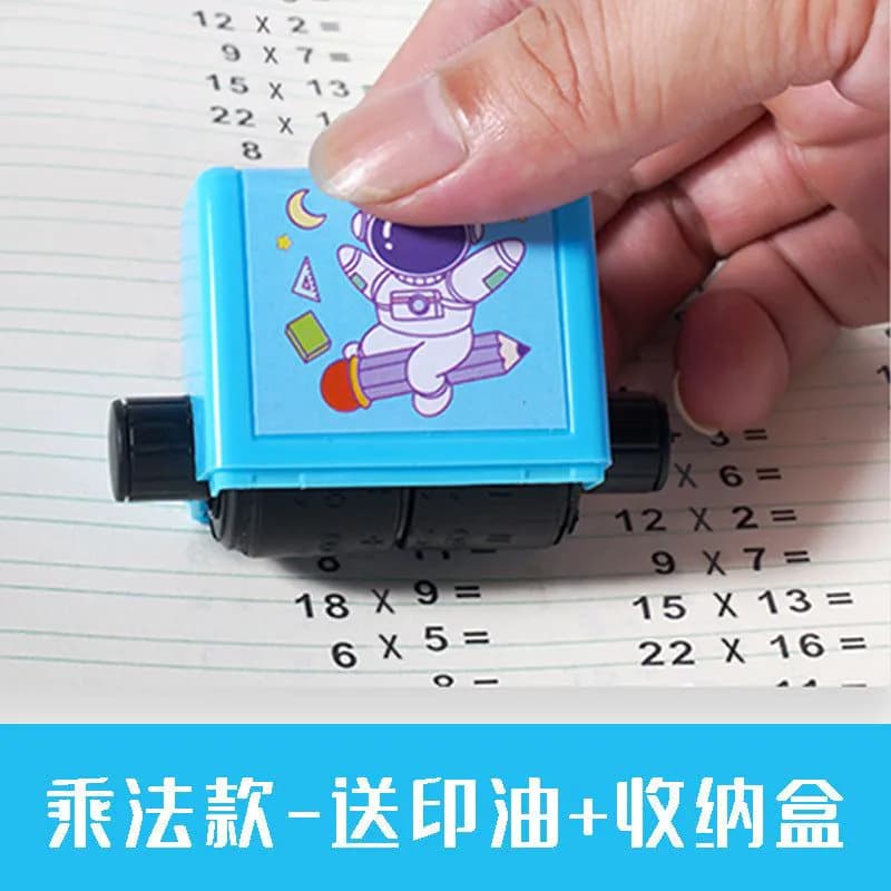 image-Addition and Subtraction Rolling Stamp for Math Teaching Students