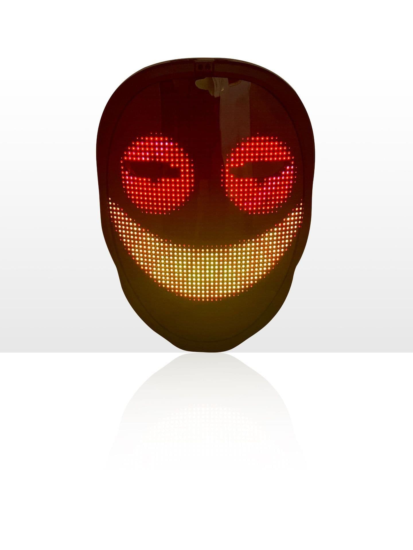 image-Luminous Mini Face Mask for Holiday Party - Cool Glowing ABS Mask