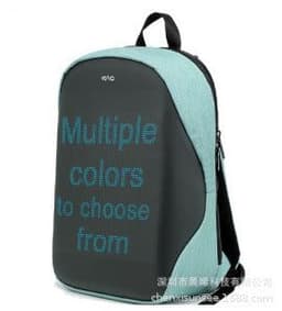 image-LED Backpack Smart Advertising Screen Bluetooth Multi-Language
