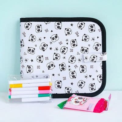 image-Children's Portable Drawing Board Water Chalk Graffiti Book 8 Pages