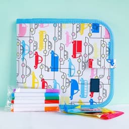 image-Children's Portable Drawing Board Water Chalk Graffiti Book 8 Pages