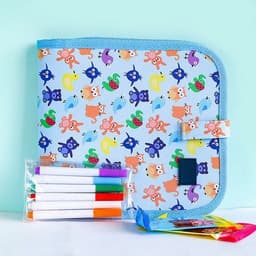 image-Children's Portable Drawing Board Water Chalk Graffiti Book 8 Pages