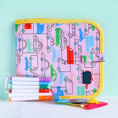 image-Children's Portable Drawing Board Water Chalk Graffiti Book 8 Pages