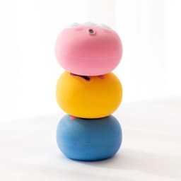 image-Dog Toy Vinyl Big Yellow Eyeball Squeaky Chew Toy