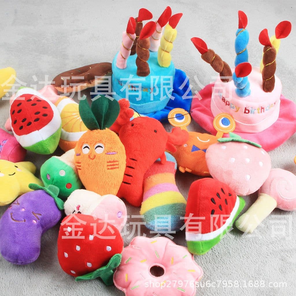 image-Pet Plush Sounding Toy for Dogs - Christmas Socks Design
