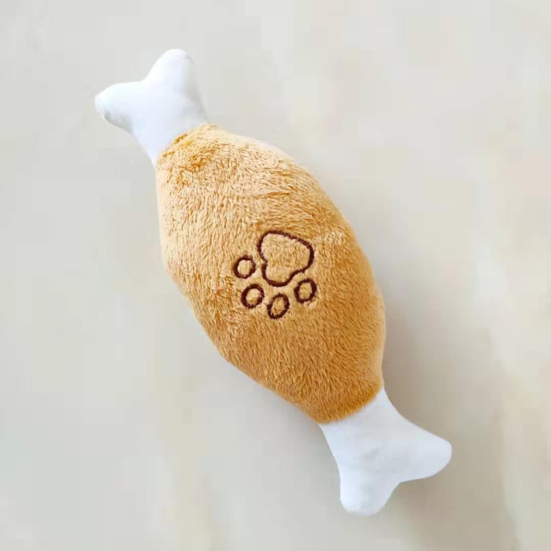 image-Pet Plush Sounding Toy for Dogs - Christmas Socks Design