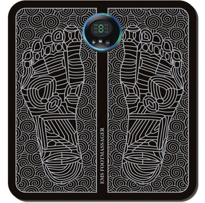 image-EMS Foot Massager Pad USB Rechargeable Vibration Massage Machine