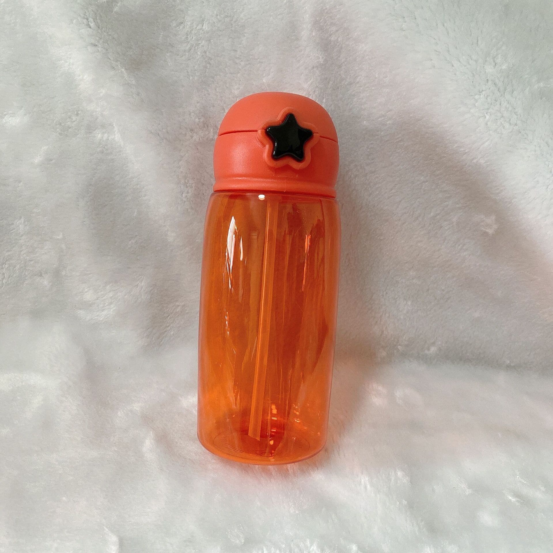 image-mipen Kids Plastic Water Bottle with Straw 501-600ml Cartoon