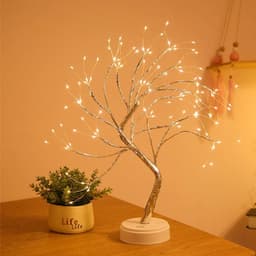 image-Siyuan LED Tree Light Desk Lamp 36 LED Warm White 500mm Iron