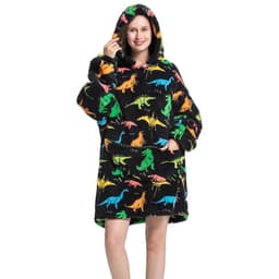 image-Oversized Wearable Blanket Hoodie Sweatshirt