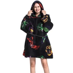 image-Oversized Wearable Blanket Hoodie Sweatshirt