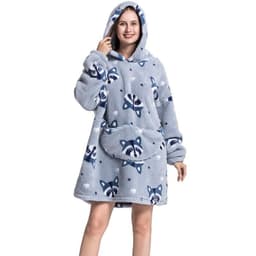 image-Oversized Wearable Blanket Hoodie Sweatshirt