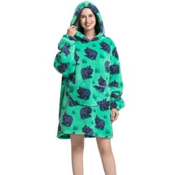 image-Oversized Wearable Blanket Hoodie Sweatshirt