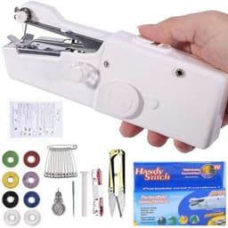 image-handy stitch Handheld Mini Sewing Machine with USB Cable and Accessories