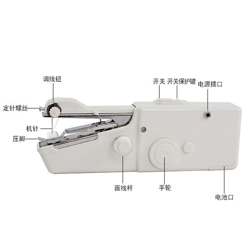 image-CS101B Handheld Electric Sewing Machine Mini Portable Single Needle