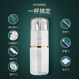 image-ETRAVEL Travel Wash Cup Set with Case