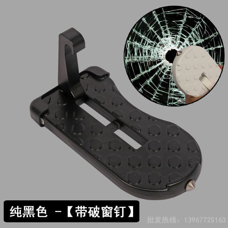 image-Car Door Step Pedal Roof Assist Hook SUV Doorstep