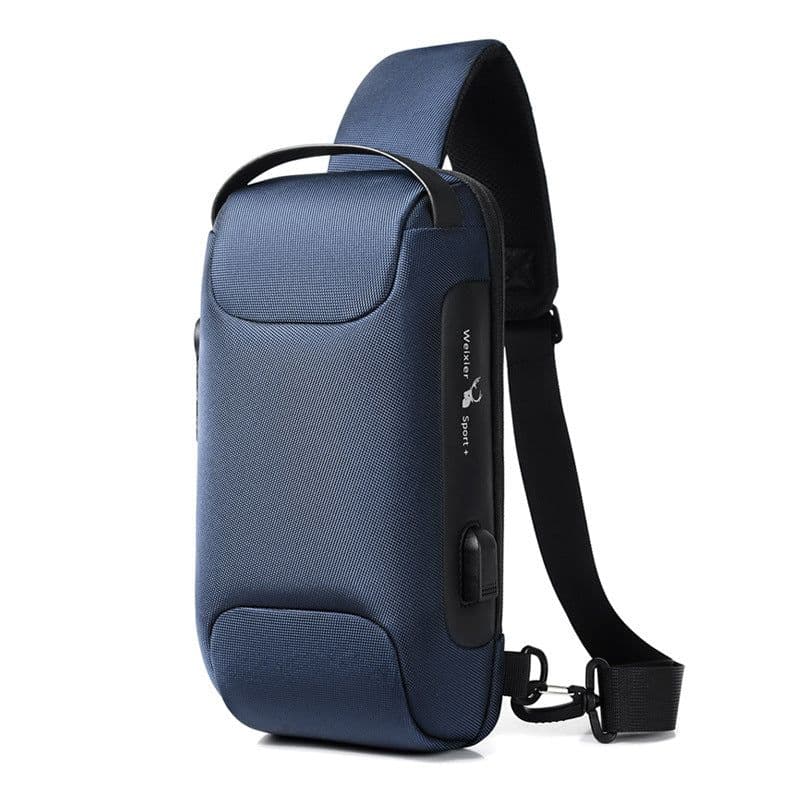 image-Vihir Men's Anti-Theft Chest Bag Oxford Cloth Crossbody Messenger