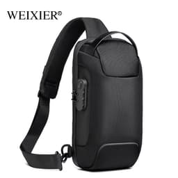 image-Vihir Men's Anti-Theft Chest Bag Oxford Cloth Crossbody Messenger