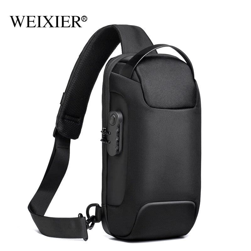 image-Vihir Men's Anti-Theft Chest Bag Oxford Cloth Crossbody Messenger
