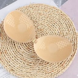 image-Invisible Silicone Bra Cups - Strapless Adhesive Breast Patches