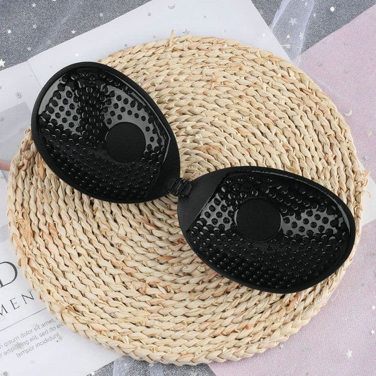 image-Invisible Silicone Bra Cups - Strapless Adhesive Breast Patches