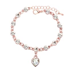image-Rose Gold Heart Bracelet Women's Geometric European Style LS-0114