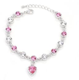 image-Rose Gold Heart Bracelet Women's Geometric European Style LS-0114