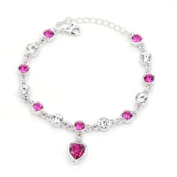 image-Rose Gold Heart Bracelet Women's Geometric European Style LS-0114