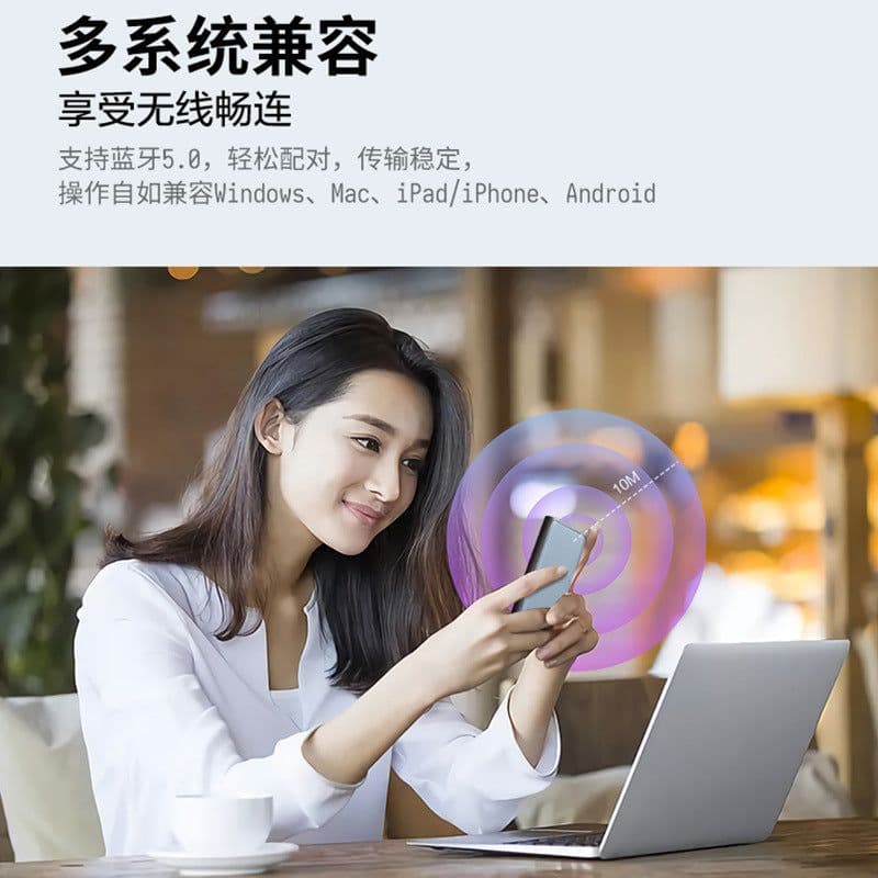 image-Cheerdots Bluetooth Air Mouse with Laser Pointer