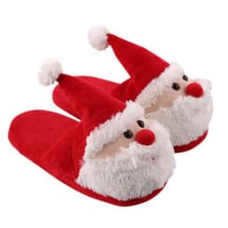 image-Children's Christmas Cotton Slippers Winter Warm Indoor Home Shoes