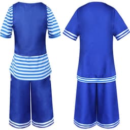 image-Stranger Things 3 Ice Cream Clerk Navy Suit Cosplay Costume