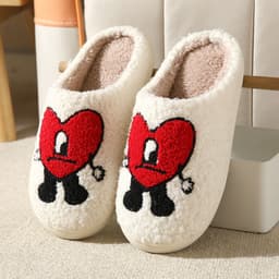 image-Winter Cartoon Cotton Slippers Unisex Indoor Non-Slip Thick Sole