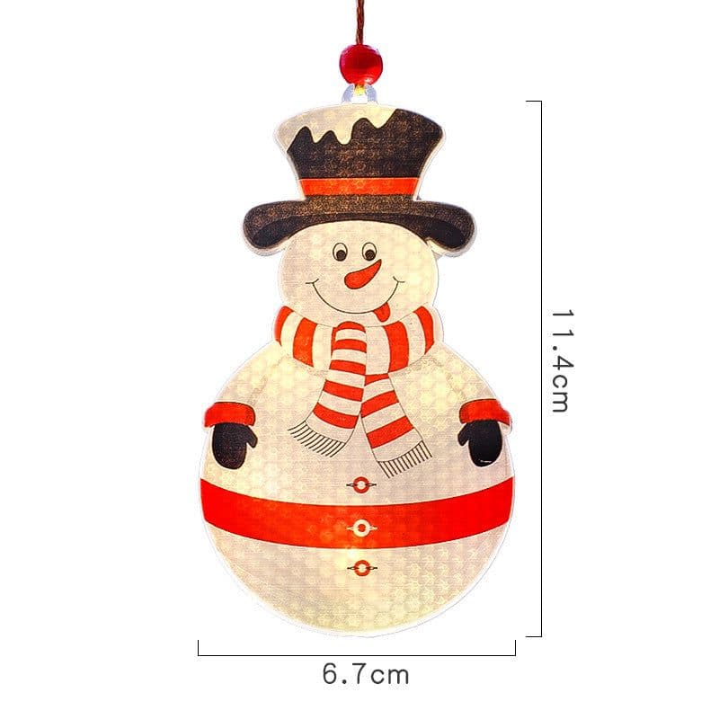 image-LED Christmas Tree Ornament Lights 10 Bulb Battery Operated 6pc Set