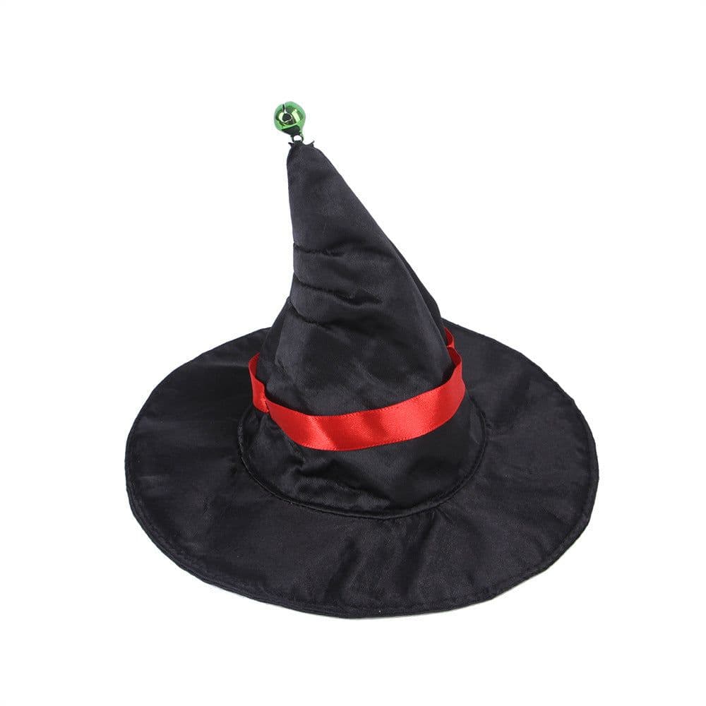 image-Pet Halloween Wizard Cloak and Hat Costume for Dogs and Cats