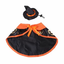 image-Pet Halloween Wizard Cloak and Hat Costume for Dogs and Cats