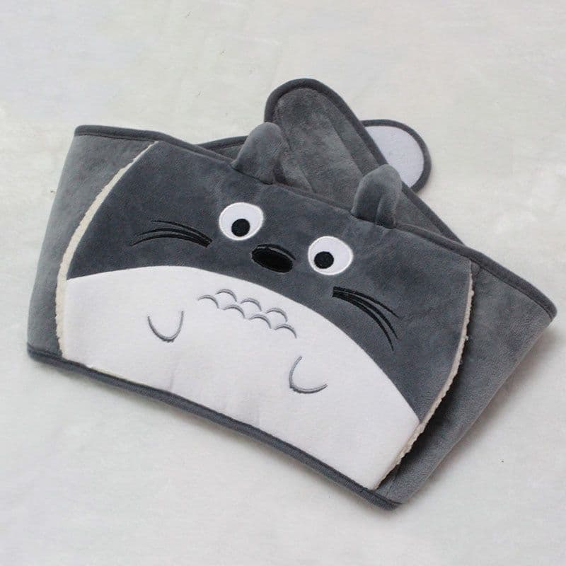image-Hot Water Bottle with Plush Belt - Waist Warmer Pain Relief