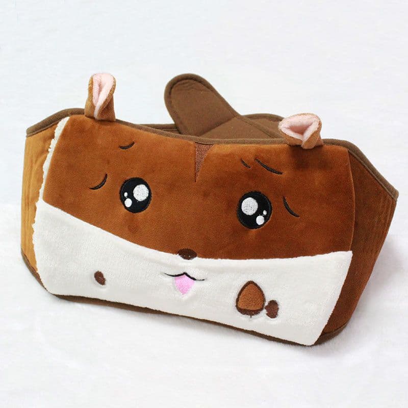 image-Hot Water Bottle with Plush Belt - Waist Warmer Pain Relief